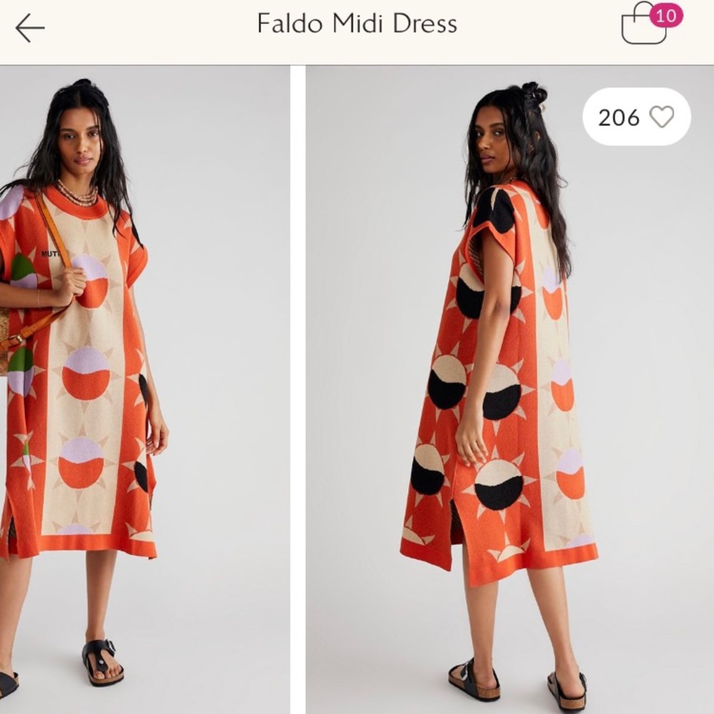 MUTMA Faldo Midi dress sold by Free People one size